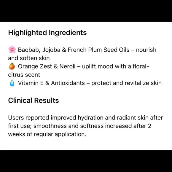 Laura Mercier Néroli Du Sud Aromatic Bath & Body Oil 100ml/3.3fl.oz. - Picture 8 of 8